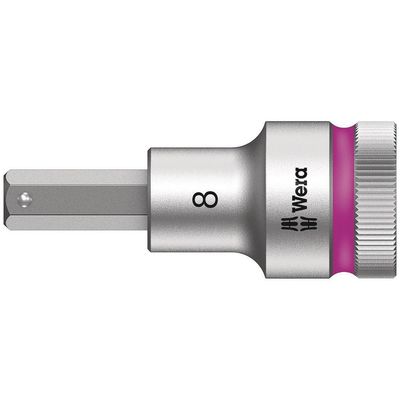 Wera 8740C HF Zyklop 1/2" Drive Hexagon Socket Bit Metric