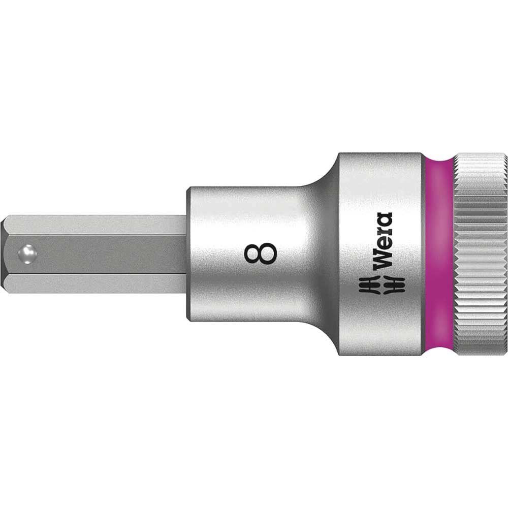 Wera 8740C HF Zyklop 1/2" Drive Hexagon Socket Bit Metric 1/2" 8mm - Image 1