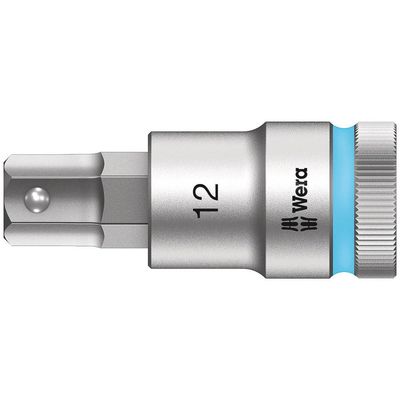 Wera 8740C HF Zyklop 1/2" Drive Hexagon Socket Bit Metric