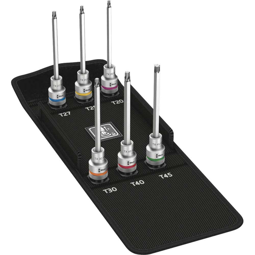 Wera 8767 Torx HF 2 1/2" Drive Zyklop Socket Bit Set - Image 1