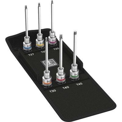 Wera 8767 Torx HF 2 1/2" Drive Zyklop Socket Bit Set