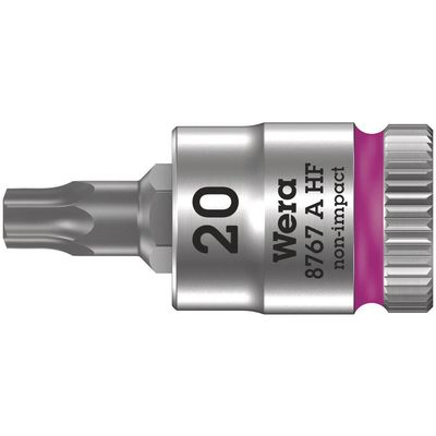 Wera 8767 A HF Zyklop 1/4" Drive Torx Socket Bit