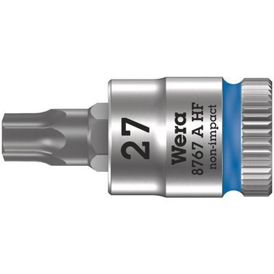 Wera 8767 A HF Zyklop 1/4" Drive Long Torx Socket Bit 1/4" T27