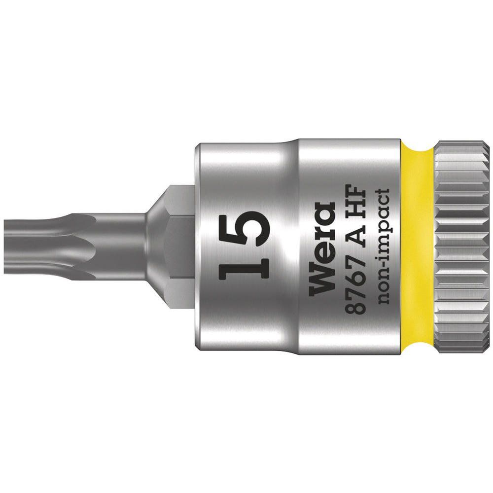 Wera 8767 A HF Zyklop 1/4" Drive Long Torx Socket Bit - Image 1
