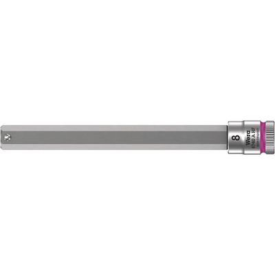 Wera 8740 A HF Zyklop 1/4" Drive Long Hexagon Socket Bit Metric 1/4" 4mm