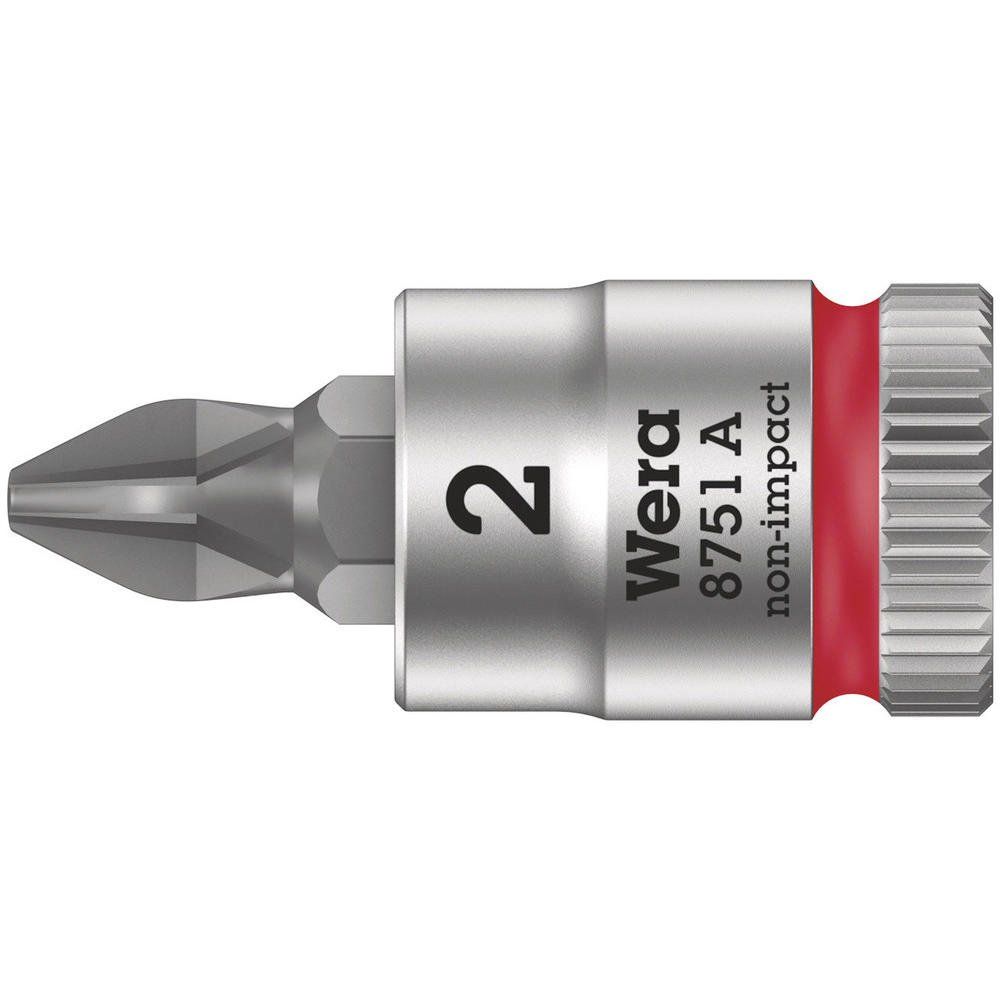 Wera 8751 A Zyklop 1/4" Drive Phillips Socket Bit - Image 1