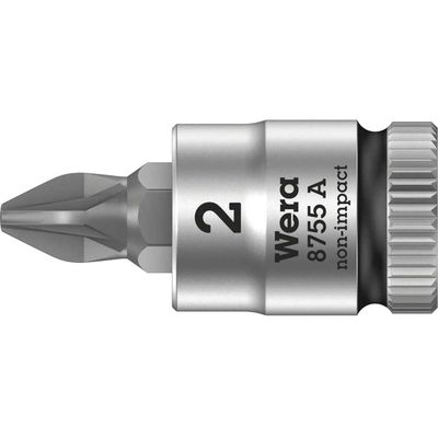 Wera 8755 A Zyklop 1/4" Drive Pozi Socket Bit