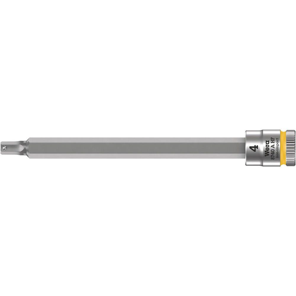 Wera 8740 A HF Zyklop 1/4" Drive Long Hexagon Socket Bit Metric 1/4" 7mm - Image 1