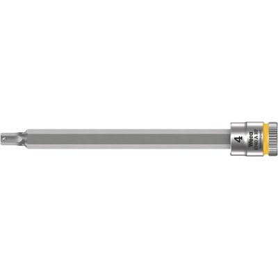 Wera 8740 A HF Zyklop 1/4" Drive Long Hexagon Socket Bit Metric 1/4" 7mm