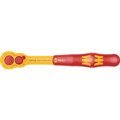 Wera 8007B Zyklop 3/8 Drive VDE Ratchet 3/8"