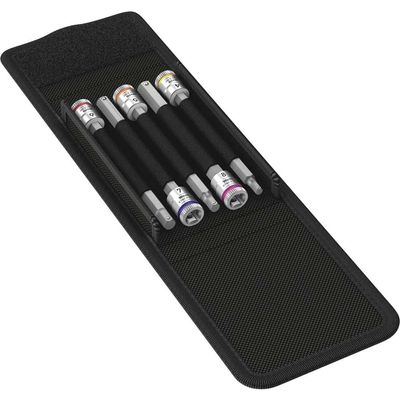 Wera 8740 A HF Zyklop 1/4'' Drive Hex Driver Bit Set (5 Piece)