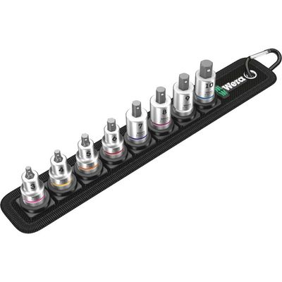 Wera 8 Piece 3/8” Drive Zyklop Hex Plus bit Socket Set