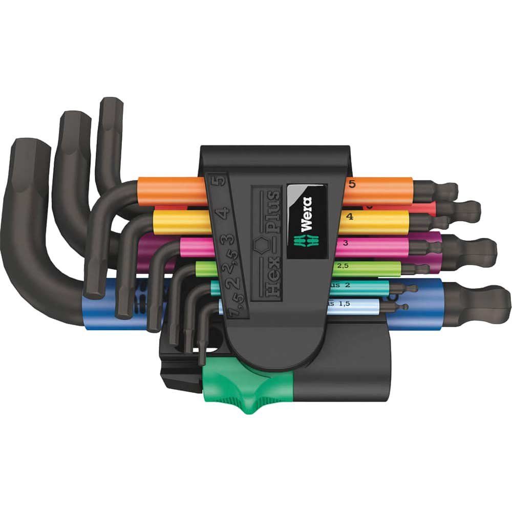 Wera 950/9 Hex-Plus Multicolour 2 L-key set, 1.5-10 mm - Image 1