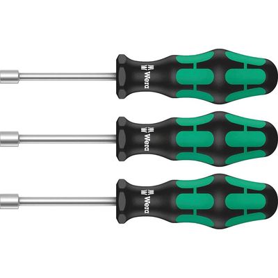 Wera 395 HO/3 Sanitary Hollow Shaft Nutspinner Set