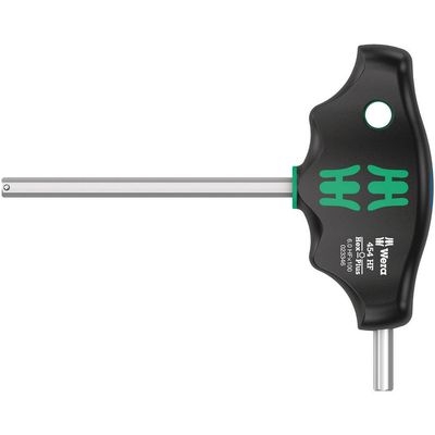 Wera 454 HF Holding Function T Handle Hex Plus Screwdriver 4mm 150mm
