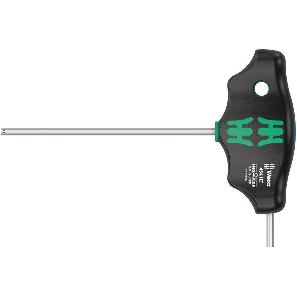 Wera 454 HF Holding Function T Handle Hex Plus Screwdriver 10mm 200mm - Image 1