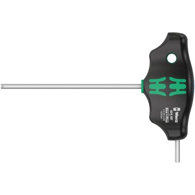 Wera 454 HF Holding Function T Handle Hex Plus Screwdriver 10mm 200mm