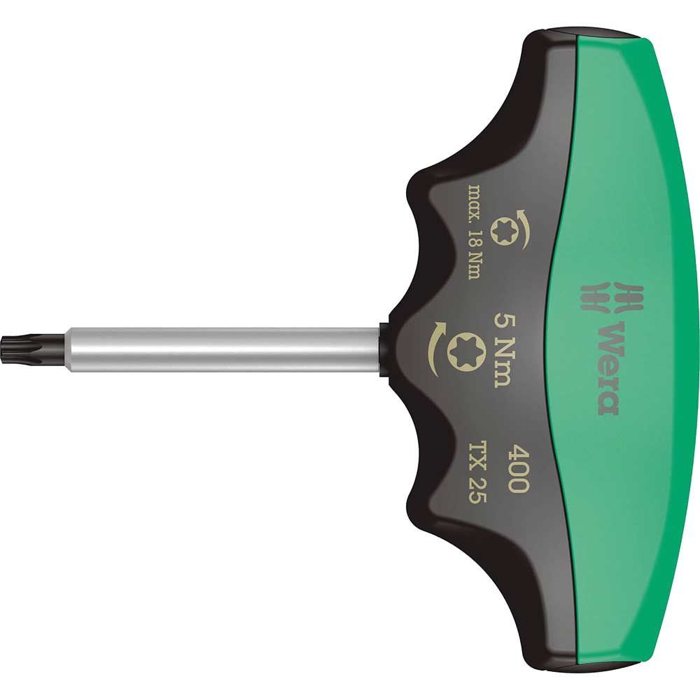 Wera 400 TORX® Pre-Set 5Nm Torque Indicator TX 25x60 - Image 1