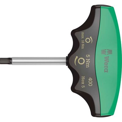 Wera 400 5mm Hex Plus Torque Indicator Screwdriver 5.0Nm