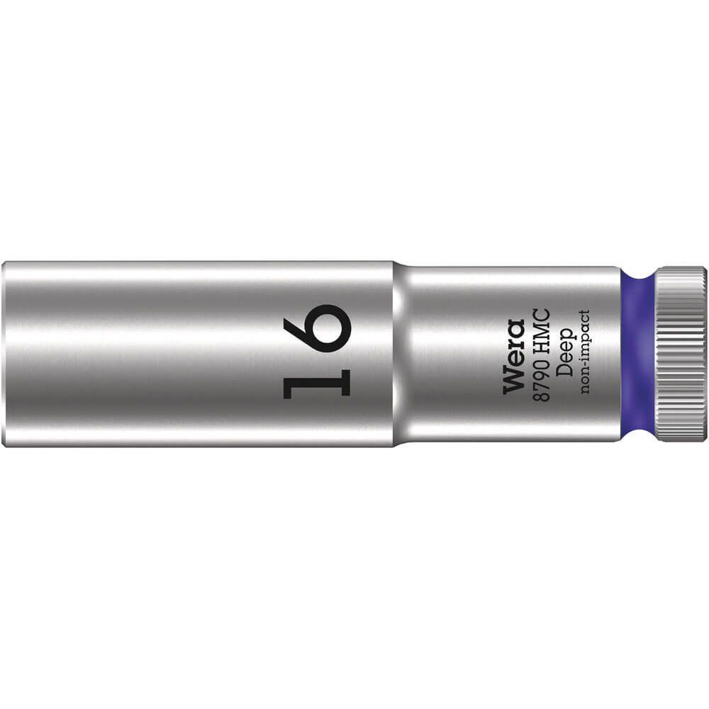 Wera 8790 HMC Deep 1/2" Drive Hexagon Socket Metric - Image 1