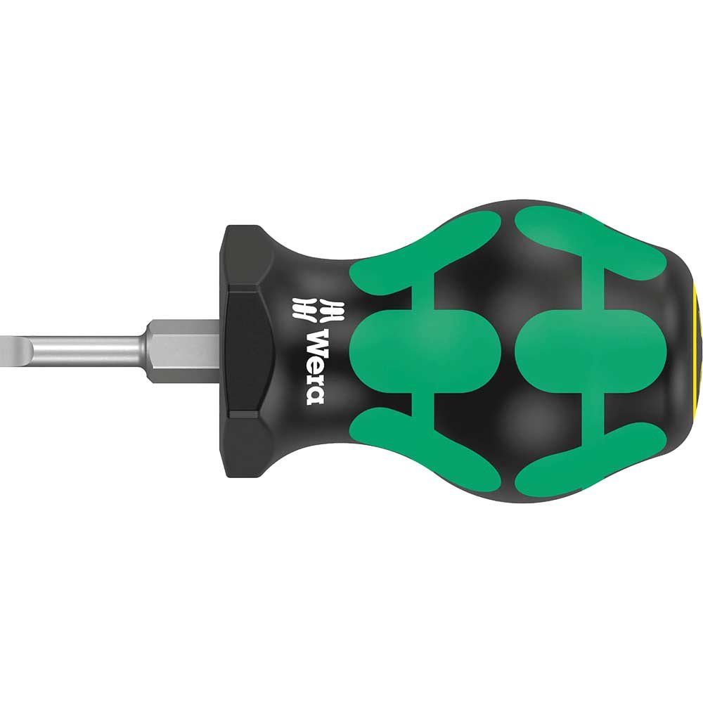 Wera 335 Stubby Slotted Screwdriver 3.5mm 24.5mm - Image 1