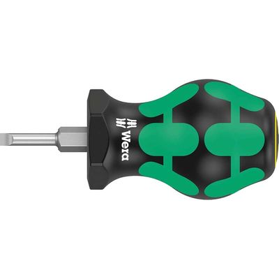 Wera 335 Stubby Slotted Screwdriver 3.5mm 24.5mm