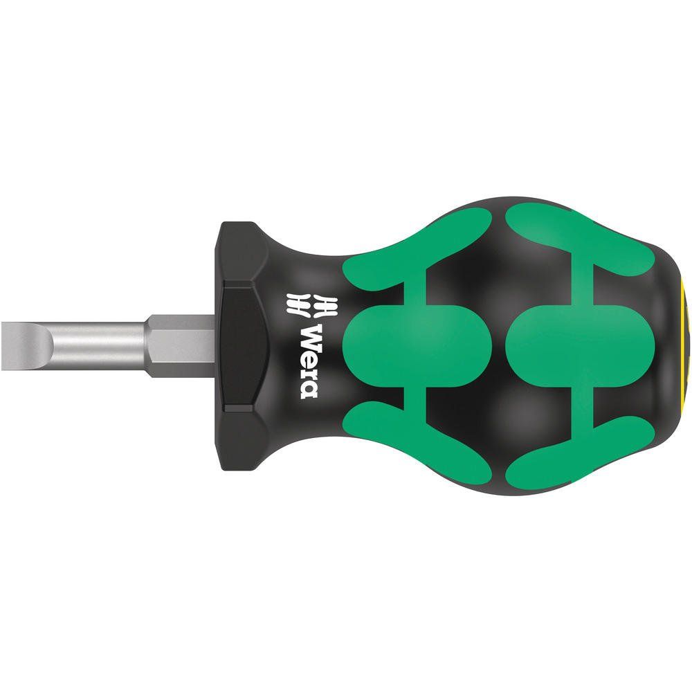 Wera 335 Stubby Slotted Screwdriver 5.5mm 24.5mm - Image 1