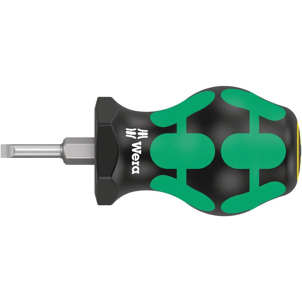 Wera 335 Stubby Slotted Screwdriver 8mm 24.5mm - Image 1