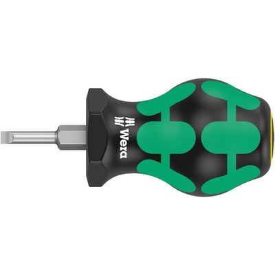 Wera 335 Stubby Slotted Screwdriver 8mm 24.5mm