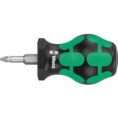 Wera 350 Stubby Pozi Screwdriver PZ1 25mm