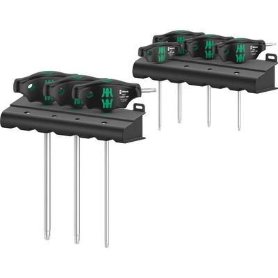 Wera 467/7 TORX® HF Set 1 - T-Handle TORX® Screwdrivers with Holding Function (7 Pieces)