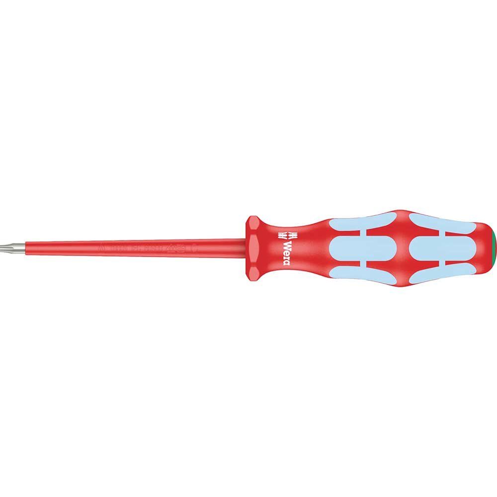 Wera 3167 i Stainless Steel VDE Insulated Torx Screwdriver T8 80mm - Image 1