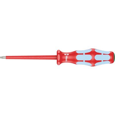 Wera 3167 i Stainless Steel VDE Insulated Torx Screwdriver T8 80mm