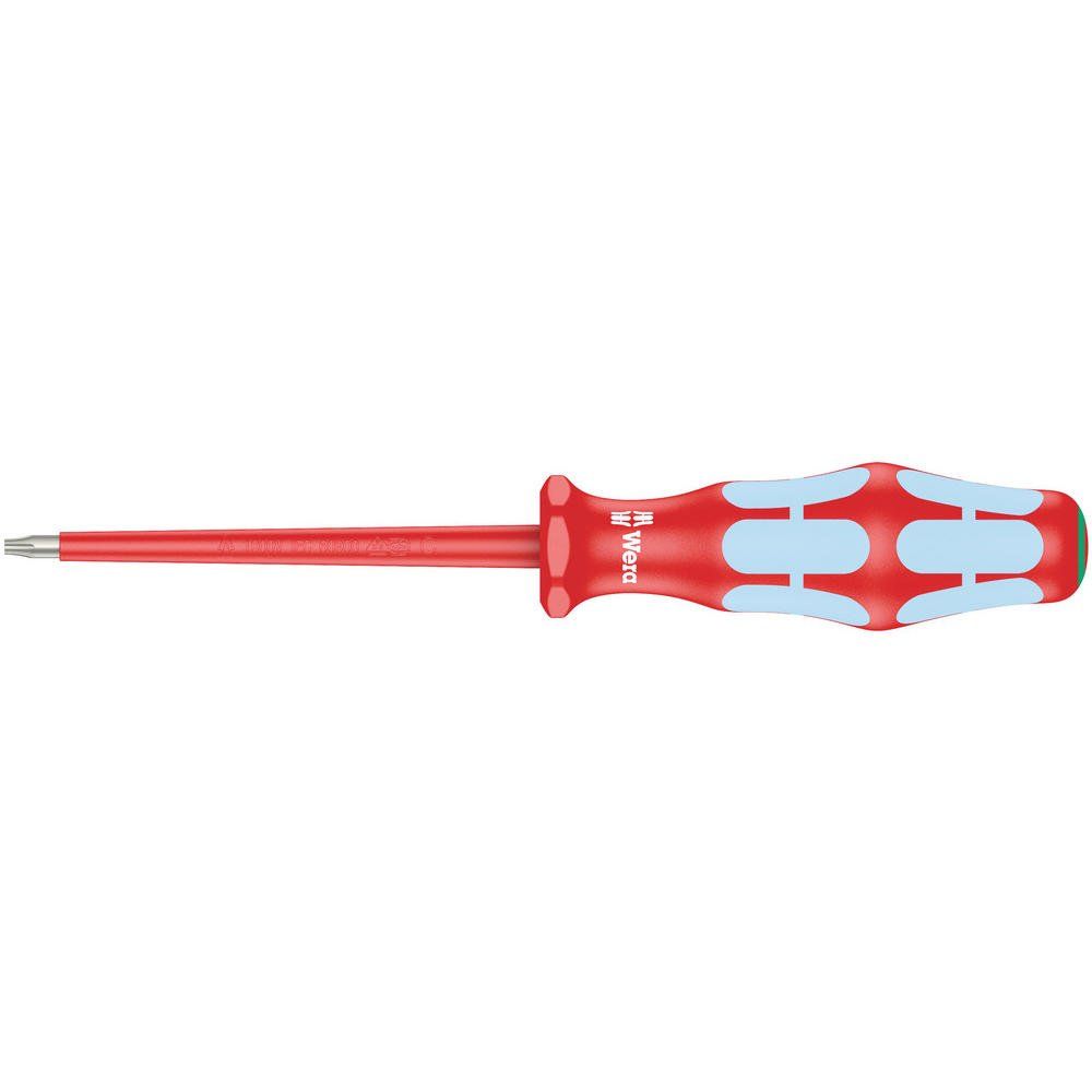 Wera 3167 i Stainless Steel VDE Insulated Torx Screwdriver T15 80mm - Image 1