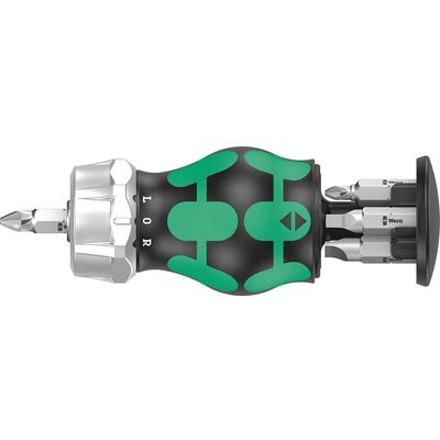 Wera 6 Piece RA4 Kraftform Kompakt Stubby Screwdriver Set