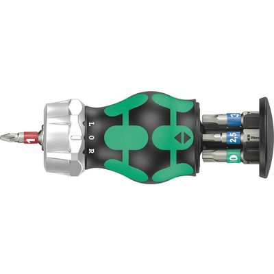Wera 7 Piece Bicycle Stubby Screwdriver and Bit Set