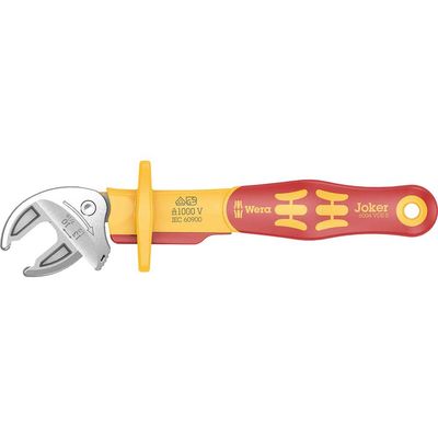 Wera 6004 Joker VDE Insulated Self Setting Adjustable Spanner 155mm