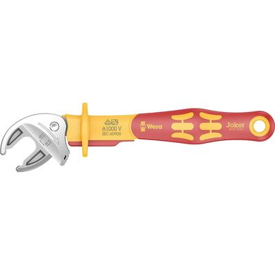 Wera 6004 Joker VDE Insulated Self Setting Adjustable Spanner 225mm