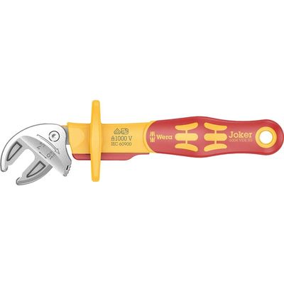 Wera 6004 Joker VDE Insulated Self Setting Adjustable Spanner 120mm