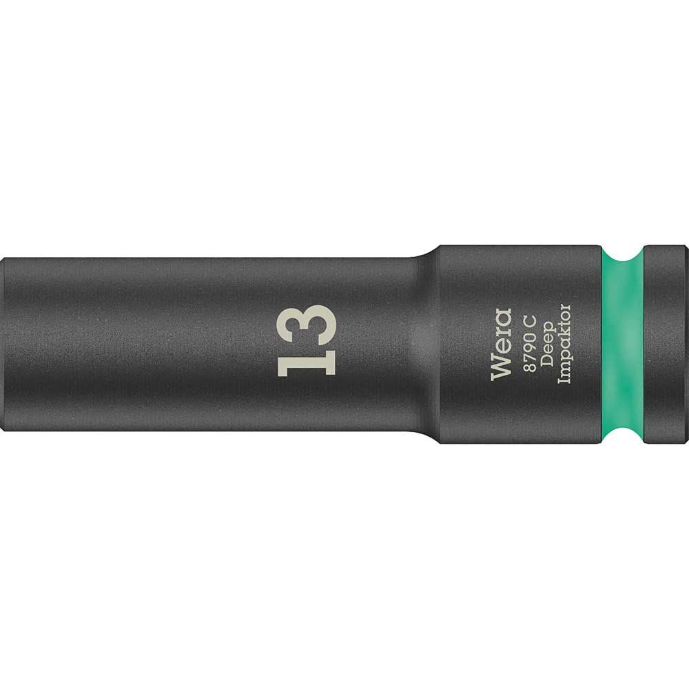 Wera 8790C Impaktor 1/2" Drive Deep Hexagon Impact Socket 1/2" 13mm - Image 1
