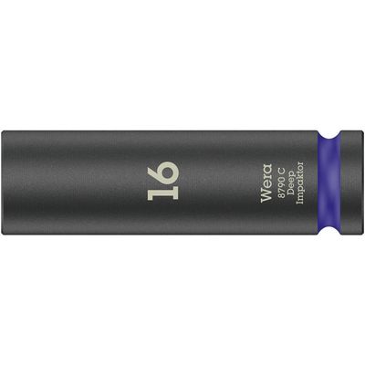 Wera 8790C Impaktor 1/2" Drive Deep Hexagon Impact Socket 1/2" 15mm