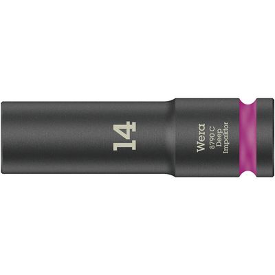 Wera 8790C Impaktor 1/2" Drive Deep Hexagon Impact Socket
