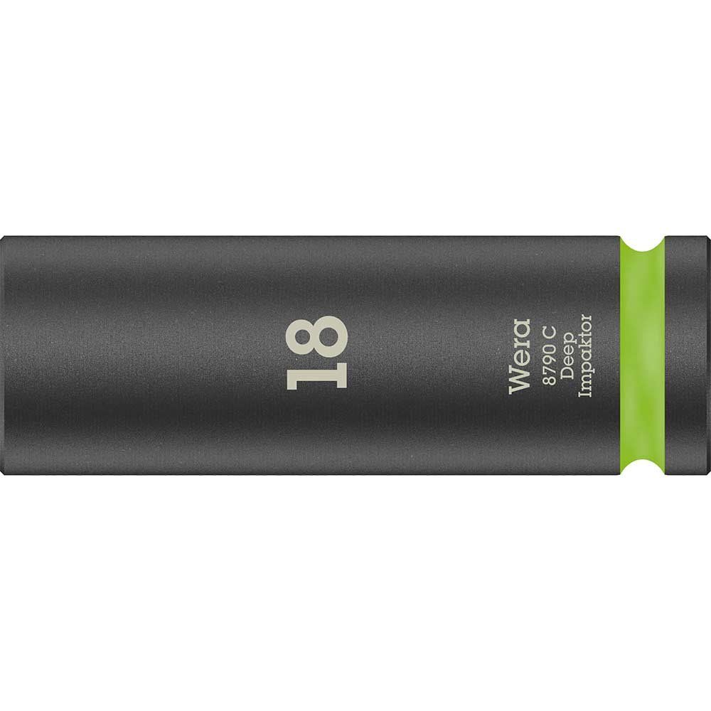 Wera 8790C Impaktor 1/2" Drive Deep Hexagon Impact Socket - Image 1