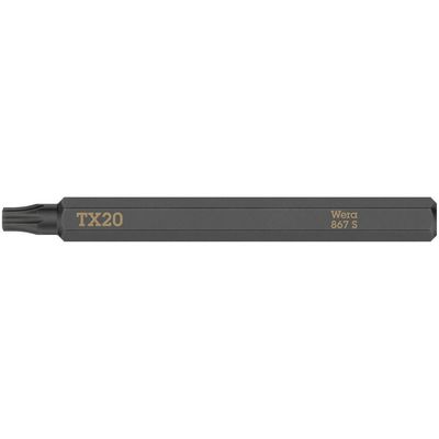 Wera 867 S Torx Screwdriver Bit for Hand Impact Drivers
