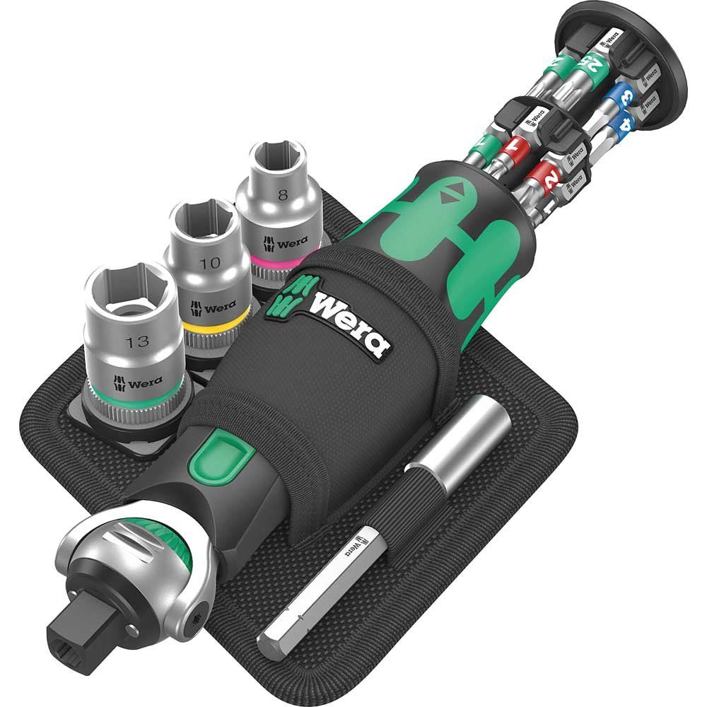 Wera 8009 Zyklop Pocket Set 2 Combination Ratchet, Socket and Bit Set Combination - Image 1