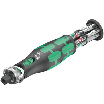 Wera 8009 Zyklop Pocket Set Imperial 2 Ratchet, Socket and Bit Set