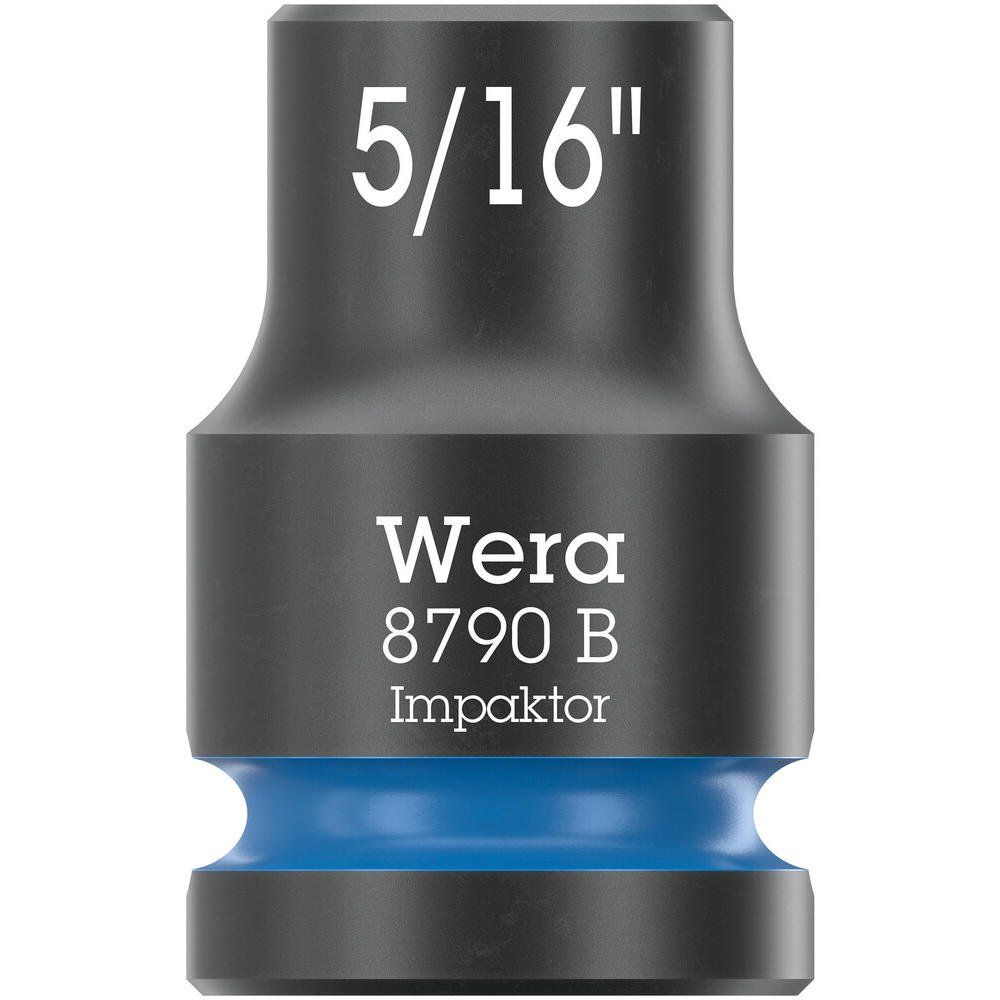 Wera 8790 B Zyklop 3/8" Drive Hexagon Impaktor Socket Imperial - Image 1