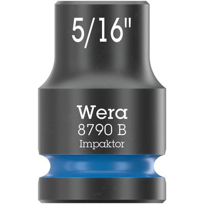 Wera 8790 B Zyklop 3/8" Drive Hexagon Impaktor Socket Imperial