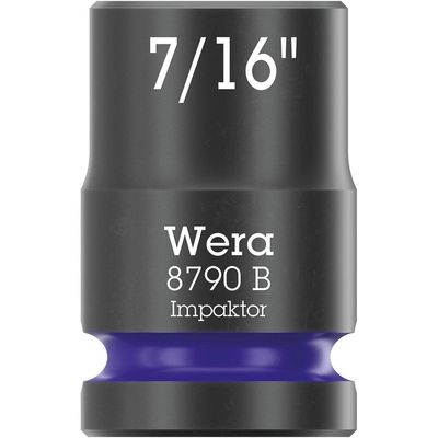 Wera 8790 B Zyklop 3/8" Drive Hexagon Impaktor Socket Imperial