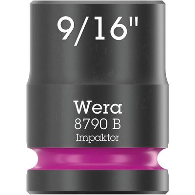 Wera 8790 B Zyklop 3/8" Drive Hexagon Impaktor Socket Imperial